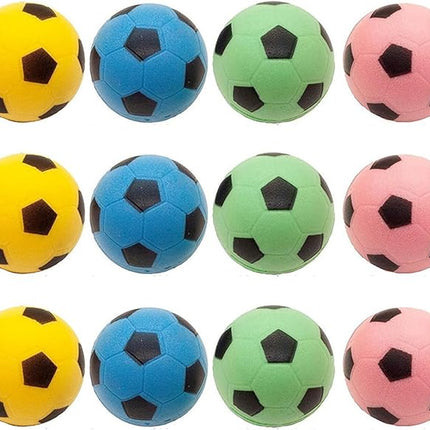 Foam Soccer Balls Cat Toys - Pack of 12