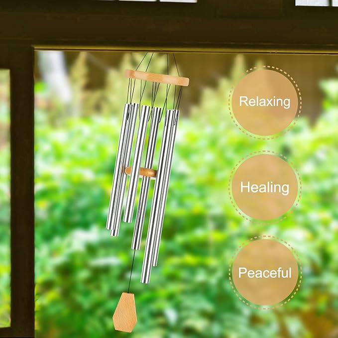 Dog Memorial Gifts Wind Chime, Memorial Gift for Loss of Pet Cat, Loss of Doggy Sympathy Gift, in Memory of Dog Cat Passing Away Remembrance Bereavement, Grieving Pet Owner