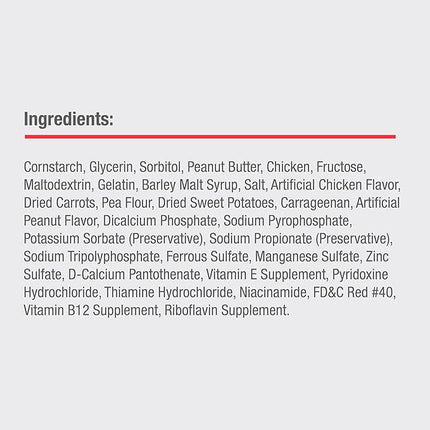 DreamBone Twist Sticks Chews for Dogs, 50 Count, Treat Your Dog to Easy-to-Digest Rawhide-Free Chews Made with Real Peanut Butter and Chicken