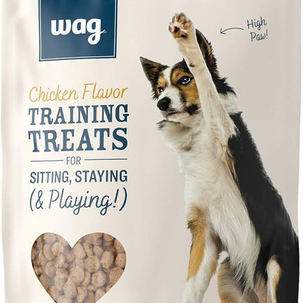 Amazon Brand – Wag Chicken Flavor Training Treats for Dogs, 2 lb. Bag (32 oz)
