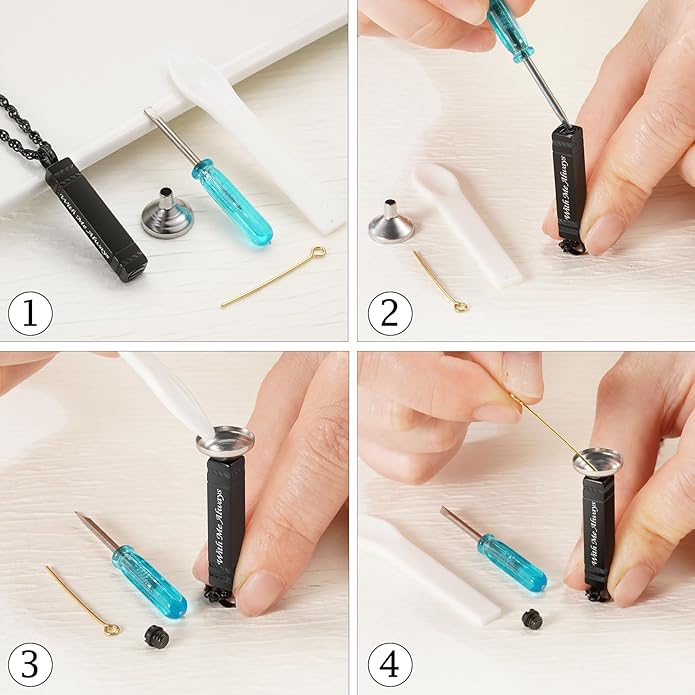 abooxiu Urn Necklace for Ashes Memorial Cremation Jewelry for Ashes Stainless Steel Ashes Jewelry Cube Ashes Necklace Bar Urn Pendant for Women Men