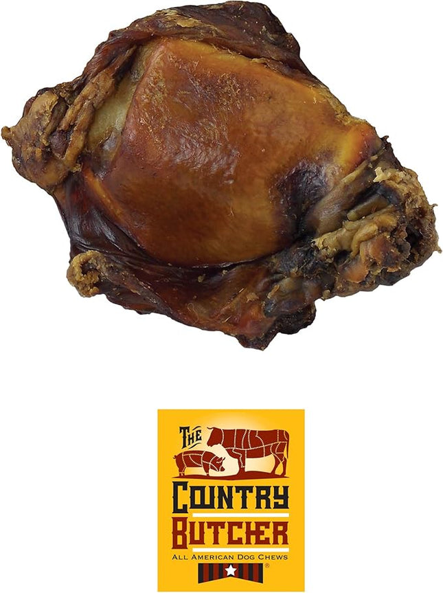 Beef Knee Caps Dog Bones for Aggressive Chewers, Medium Breed Dog Treat, Natural, Tough, Chew Toy, Made in The USA, 5 Count