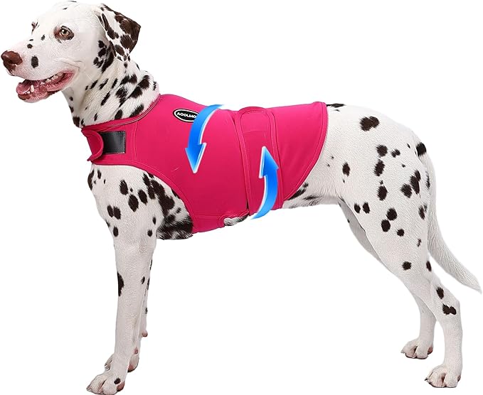 Dog Anxiety Vest and Shirt, Skin-Friendly Calming Shirt - Thunder Jacket for Pet Vet Visits - Dog Jacket for Thunder, Fireworks, Anti Anxiety Vest for Pet Without Medicine & Training