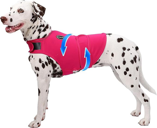 Dog Anxiety Vest and Shirt, Skin-Friendly Calming Shirt - Thunder Jacket for Pet Vet Visits - Dog Jacket for Thunder, Fireworks, Anti Anxiety Vest for Pet Without Medicine & Training