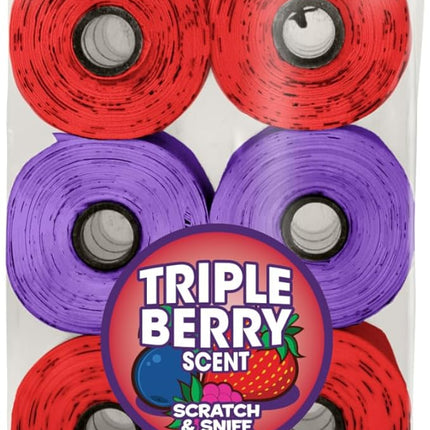 Bags On Board Dog Poo Bags | Strong, Leak Proof Dog Waste Bags | Triple Berry Scent | 140 Bags