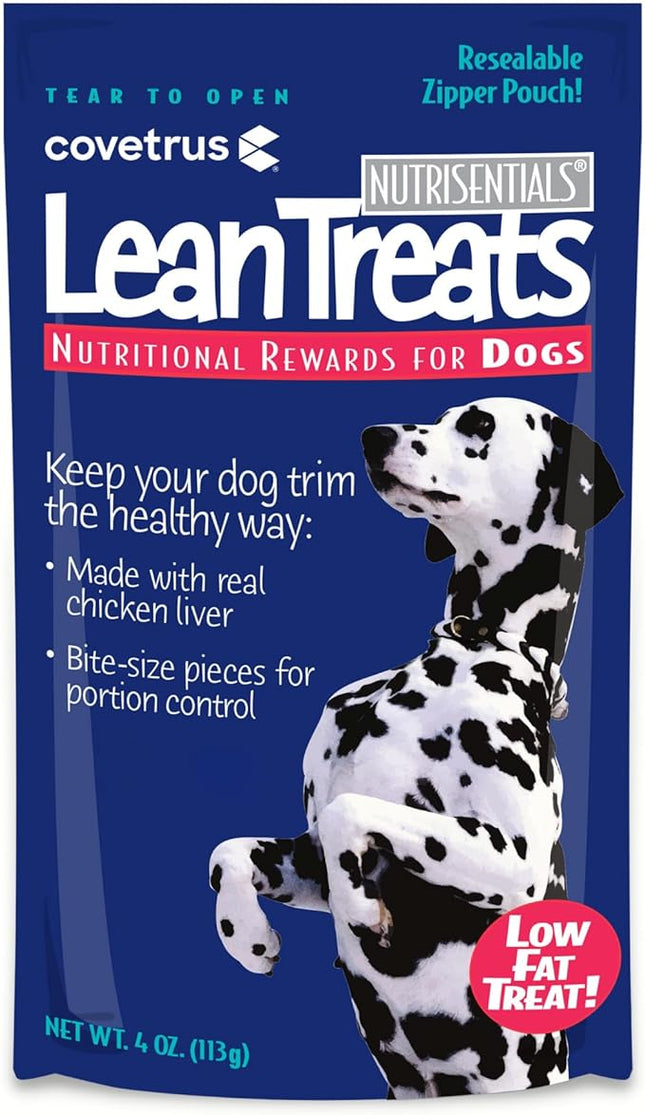 Butler Covetrus Nutrisential Lean Treats for Dogs - Small, Medium & Large Dogs (K9) - Nutritional Low Fat, Bite-Size - Soft Chicken Flavor - 1 Pack - 4oz