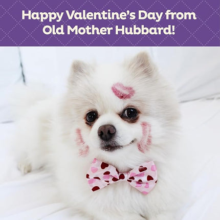 Old Mother Hubbard Wellness Bits of Love P-Nuttier Dog Biscuits, Natural, Seasonal, Valentine's Day Treats, Peanut Butter Flavor, (6 Ounce Bag)