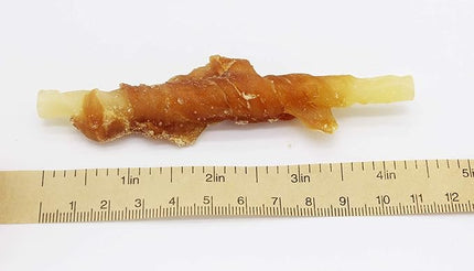 Dog Treats Soft Chews Rawhide Free Chicken Wrapped Cod Sticks for Puppy Training Snacks Dog Chews Treats 0.5lb/227g