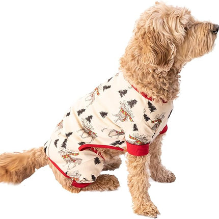LazyOne Flapjacks, One-Piece Dog Sweater, Matching Family Pajamas for Dogs, Moosletoe, Holiday, Moose (X-Large)