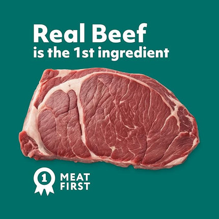 Optimeal Grain-Free Wet Cat Food Pouches – Beef & Rabbit in Savory Gravy, High Protein & Moisture-Rich Tender Morsels, Indoor Adult Cat Food Wet with Natural European Ingredients, 3 oz (Pack of 12)