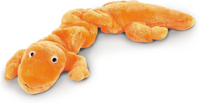 Zanies Bungies Gecko Dog Toys, Orange, 16"–24"