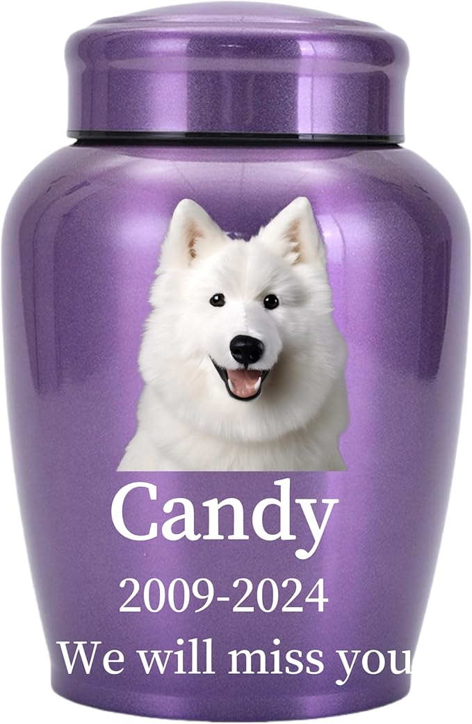 Dog Urn Personalized,Custom Pet Urns for Cats,Cat urn,Urns for Large Dogs,Urns for Dog and Cat Ashes,Pet Memorial Gifts Engraved
