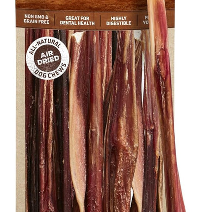 Natural Farm Pet Pizzle Bully Sticks (10 Inch, 12 Pack), Pixie Chew, Extra-Thin Pet Treats - Grain-Free, High Protein, Best Rawhide Alternative for Small, Puppies or Senior Dogs