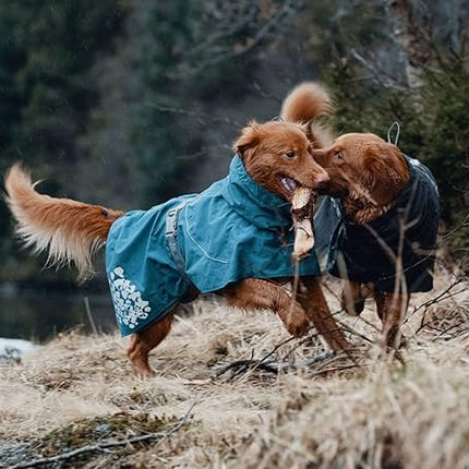 Hurtta Monsoon Coat, Dog Raincoat, Bilberry, 14 in