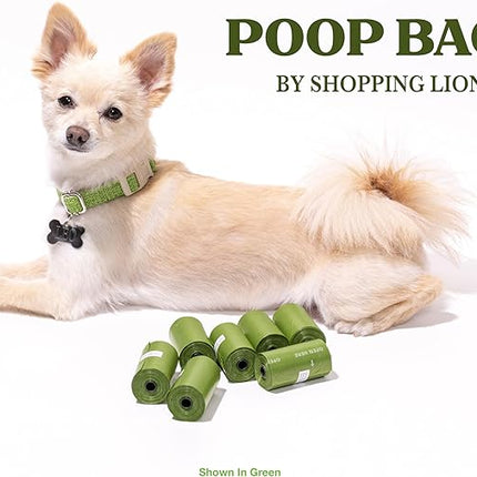 20 Dog Poop Bags With Dispenser and Leash Clip, Guaranteed Leak-Proof, Extra Thick and Strong Poop Bags for Dogs, Pet Waste Bags Made With EPI Technology