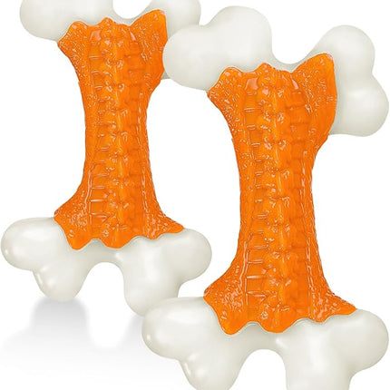 Dog Toys 2 Pack, Dog Toys for Aggressive Chewers Large Breed, Aggressive Chew Toys for Large Dogs (2 Pack)