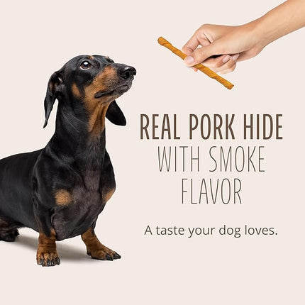 Better Belly Highly Digestible Rawhide Twist Sticks Chews, Treat Your Dog to a Chew with NO Artificial Colors or Flavors 25 Count (Pack of 24)