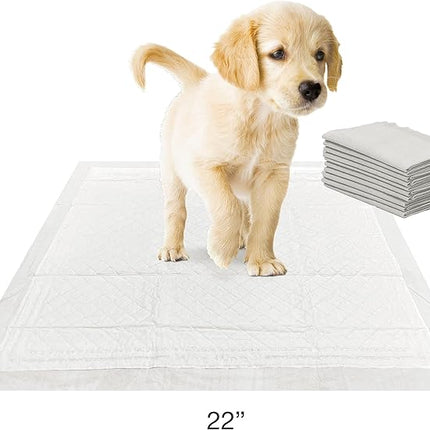 Four Paws Wee-Wee Super Absorbent Unscented Pee Pads for Dogs & Puppies with Insta-Rise Border, Leak-Proof Dog Housebreaking Potty Training Floor Protection, 22" x 23", 10 Count (Pack of 3)