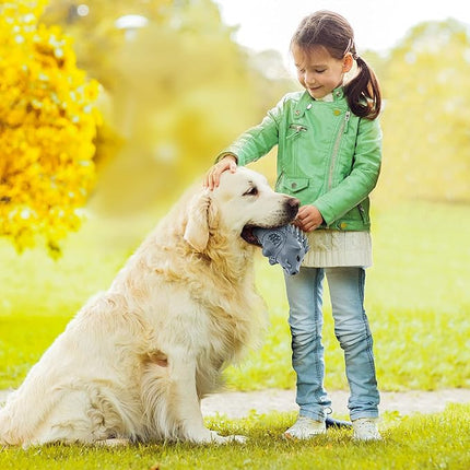 Dog Chew Toys for Aggressive Chewers,Larg Dog Bones Toys,Dog Toys for Indestructible Squeaky Chewers,Clean Teeth Non Toxic Environmentally Friendly,100% Natural Rubber&Milk Flavor