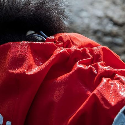 Hurtta Monsoon Coat ECO, Dog Raincoat, Rosehip, 24 in