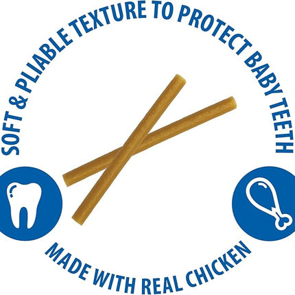 N-Bone Puppy Teething Treats,Chicken, 3.74 oz (111150) (Pack of 2)