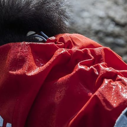 Hurtta Monsoon Coat ECO, Dog Raincoat, Rosehip, 32 in