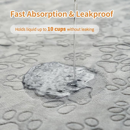 Qeils Reusable Puppy Pads, 6 Pack Washable Pee Pads for Dogs, Non Slip Wee Wee pad, Absorbent and Leakproof Training Mats for Potty, Crate, Playpen, Bed, Sofa, 30"x 34"