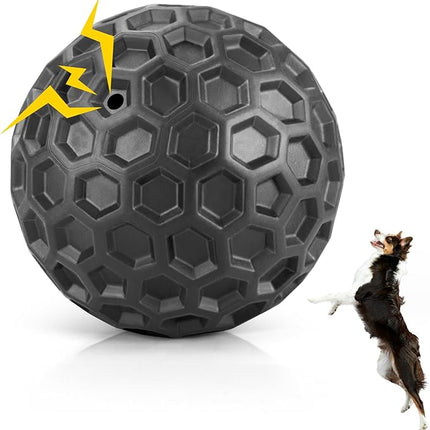 Interactive Squeaky Dog Balls, Dog Toys for Aggressive Chewers Large Breed for Relieving Anxiety, Tough Dog Chew Toys Balls for Aggressive Chewers, Outdoor Squeaky Dog Toys for Large Dogs