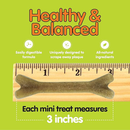 Fido - Super Breath Dental Care Bones for Dogs - 21 Treats/Pack (3 Pack) - Dog Dental Treats for Small Dogs, Made in USA, Dog Dental Chews Help Reduce Plaque, Tartar Buildup & Freshens Breath