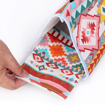 Bird Nest Snuggle Hut,Parrot Habitat Cave Hanging Tent for Small Medium Parrots Budgies Eclectus Parakeet Cockatiels Lovebird African Grey (Pink Ethnic, S)