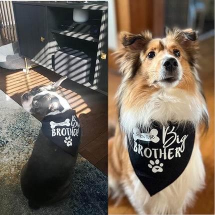 Big Brother Dog Bandana Reversible Triangle Bibs Pet Scarf