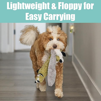 SPOT Skinneeez Raccoon 23 Inch Stuffing-Free Dog Toy – Soft Plush Tug Toy with Two Squeakers for Medium and Large Dogs – Mess-Free Interactive Chew Toy