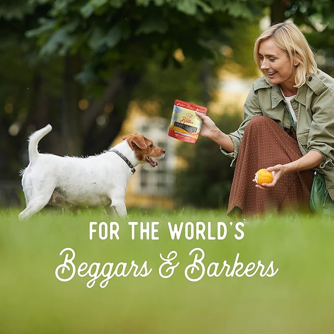 Beg & Barker Beef Liver Jerky for Dogs (4 Ounce, Pack of 1) - Dog Training Treats - Natural Dog Treats Made in The USA - Grain Free, Diabetic-Friendly, High Protein, Sugar-Free