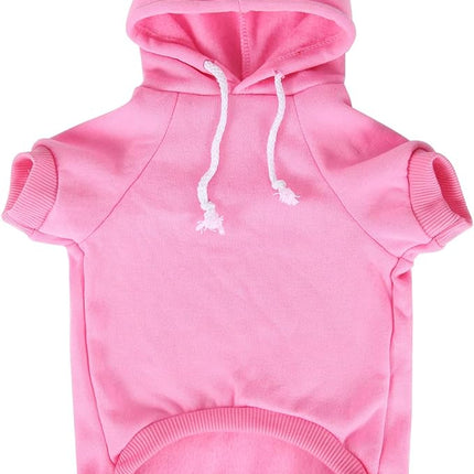 Blank Dog Sweatshirt Pet Hoodie for Puppy Small Dogs Doggie Clothes S