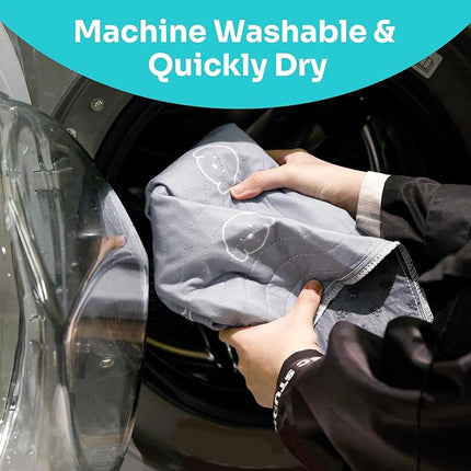 2 Pack Puppy Pee Pads Heavy Absorbency Washable for Dogs, Reusable Pee Pads Prevent Leakage Non-Slip, Waterproof Pet Training Pads for Puppy Playpen, Crate, Whelping Box, 18"x24"