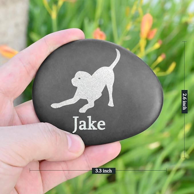 Personalized Pet Loss Gifts - Pet Memorial Stones - Dog Memorial Stone - Pet Loss Sympathy Gifts for Dog Lovers - Personalized in Memory of Dog Gifts - Pet Memorial Gifts - Dog Memorial Gifts