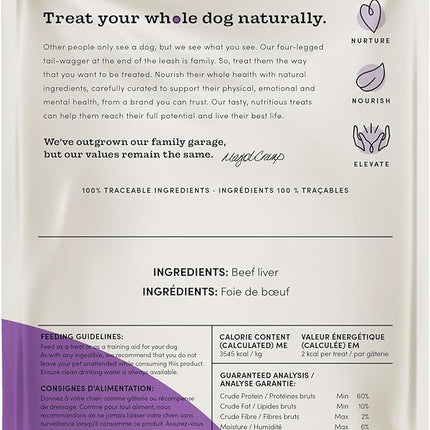 Crumps' Naturals Beef Liver Bites For Pets, 4.8-Ounce