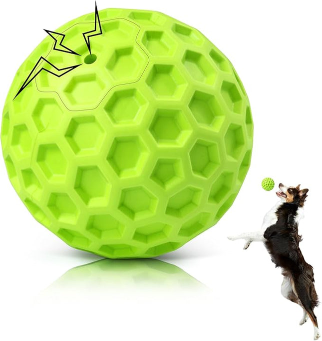Interactive Squeaky Dog Balls, Dog Toys for Aggressive Chewers Large Breed for Relieving Anxiety, Dogs Chew Toys Balls for Aggressive Chewers, Outdoor Dog Toys Dog Water Toys