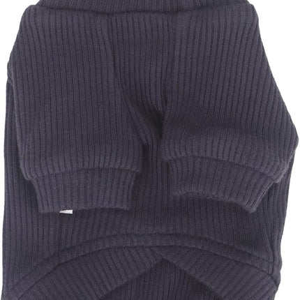 LOPHIPETS Small Dog Turtleneck Sweaters for Teacup Chihuahua Yorkie Puppy Cat Clothes-Dark Gray/S