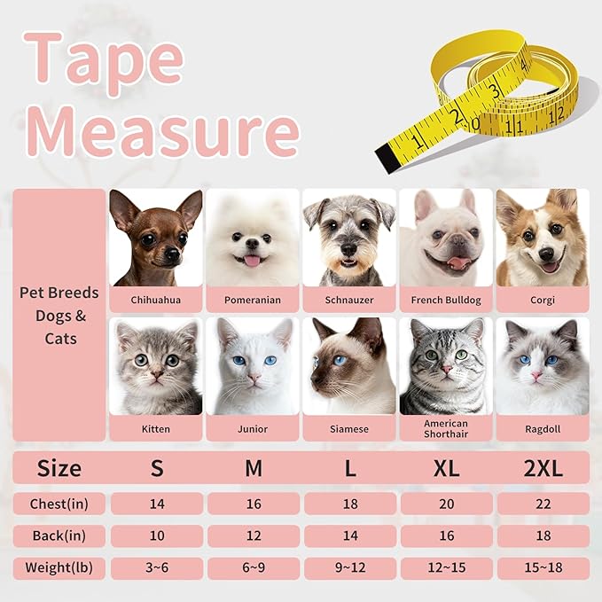 Waffle Knit Cat & Dog T Shirt for Small Dogs, Stretchable Puppy Shirt for Sphynx Cats & Small Breeds, Pet Clothes | Breathable Summer/Winter Apparel for Newborn(Pink 2XLarge)