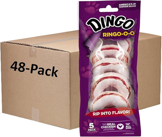 Dingo Ringo Rawhide Chew Treat 240-count