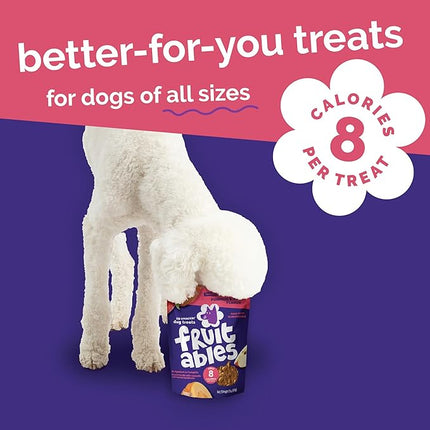 Fruitables Baked Dog Treats, Healthy Pumpkin Treat for Dogs, Low Calorie & Delicious, No Wheat, Corn or Soy, Made in the USA, Pumpkin and Apple Flavor, 7oz