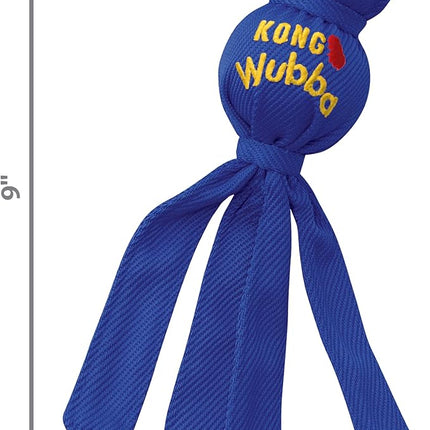 KONG Wubba - Dog Toy for Tug of War & Fetch - Dog Supplies for Puppy & Dog Playtime - Outdoor & Indoor Dog Toy - for Small Dogs