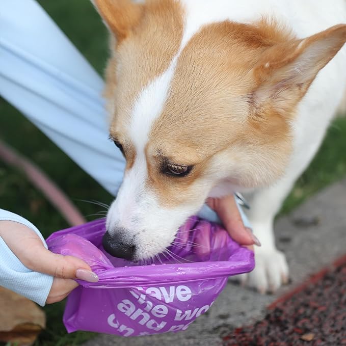 Dog Poop Bags with Handles 9 Rolls 108 Counts Big Sizes Leak Proof and Extra Thick Waste Bags Refill Rolls for Walking Small Medium Large Dogs Cats Litter With Holder Lavender Scented