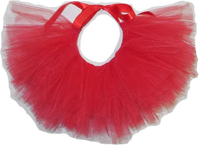 Handcrafted in USA Red Tulle Tutu for Extra Small Dogs