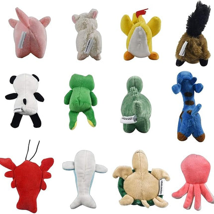 LEGEND SANDY Squeaky Plush Dog Toy Pack for Puppy, Small Stuffed Puppy Chew Toys 12 Dog Toys Bulk with Squeakers, Cute Soft Pet Toy for Small Medium Size Dogs