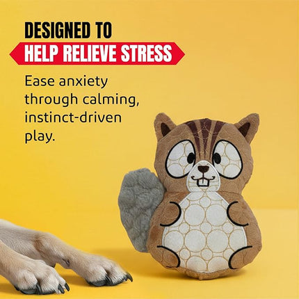 Bite Force -Durable & Strong Dog Toy Beaver with Squeaker, Kevlar-Reinforced for Aggressive Chewers for Small Medium Large Dogs - Green.