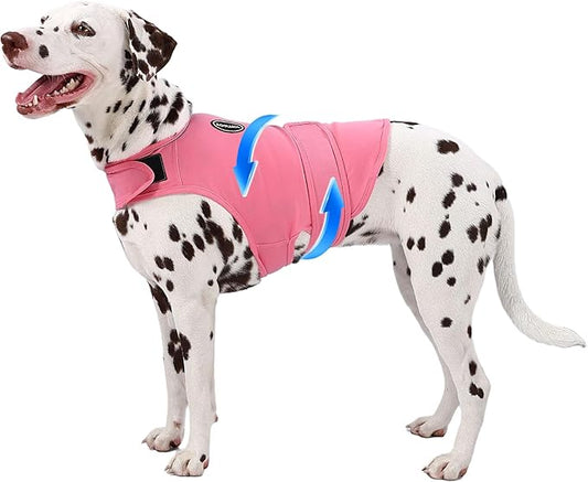 Dog Anxiety Vest and Shirt, Skin-Friendly Calming Shirt - Thunder Jacket for Pet Vet Visits - Dog Jacket for Thunder, Fireworks, Anti Anxiety Vest for Pet Without Medicine & Training