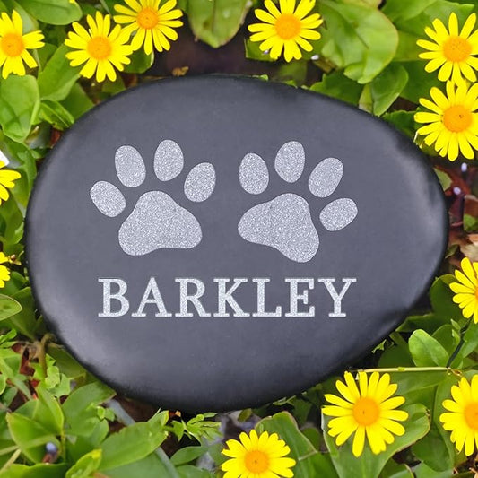 Personalized Pet Memorial Stones for Dogs - Pet Memorial Gifts - Loss Cat Sympathy Gifts - in Memory of Pet - Pet Loss Gifts - Dog Memorial Gifts for Loss of Dog - Cat Memorial Grave Markers
