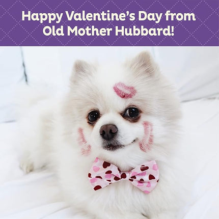 Old Mother Hubbard Wellness Bits of Love P-Nuttier Dog Biscuits, Natural, Seasonal, Valentine's Day Treats, Peanut Butter Flavor, (6 Ounce Bag) (Pack of 2)